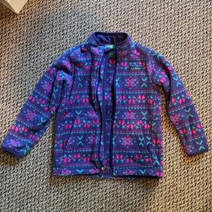 LL Bean Zip Up Fleece Jacket